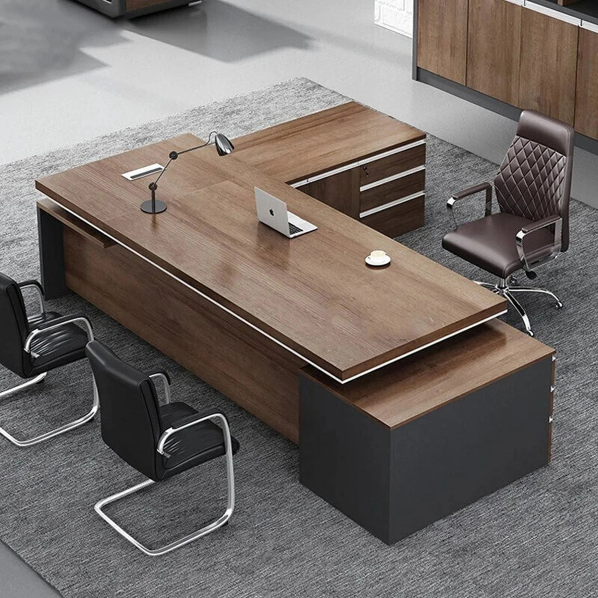 Corner Computer Desk with Storage C7284
