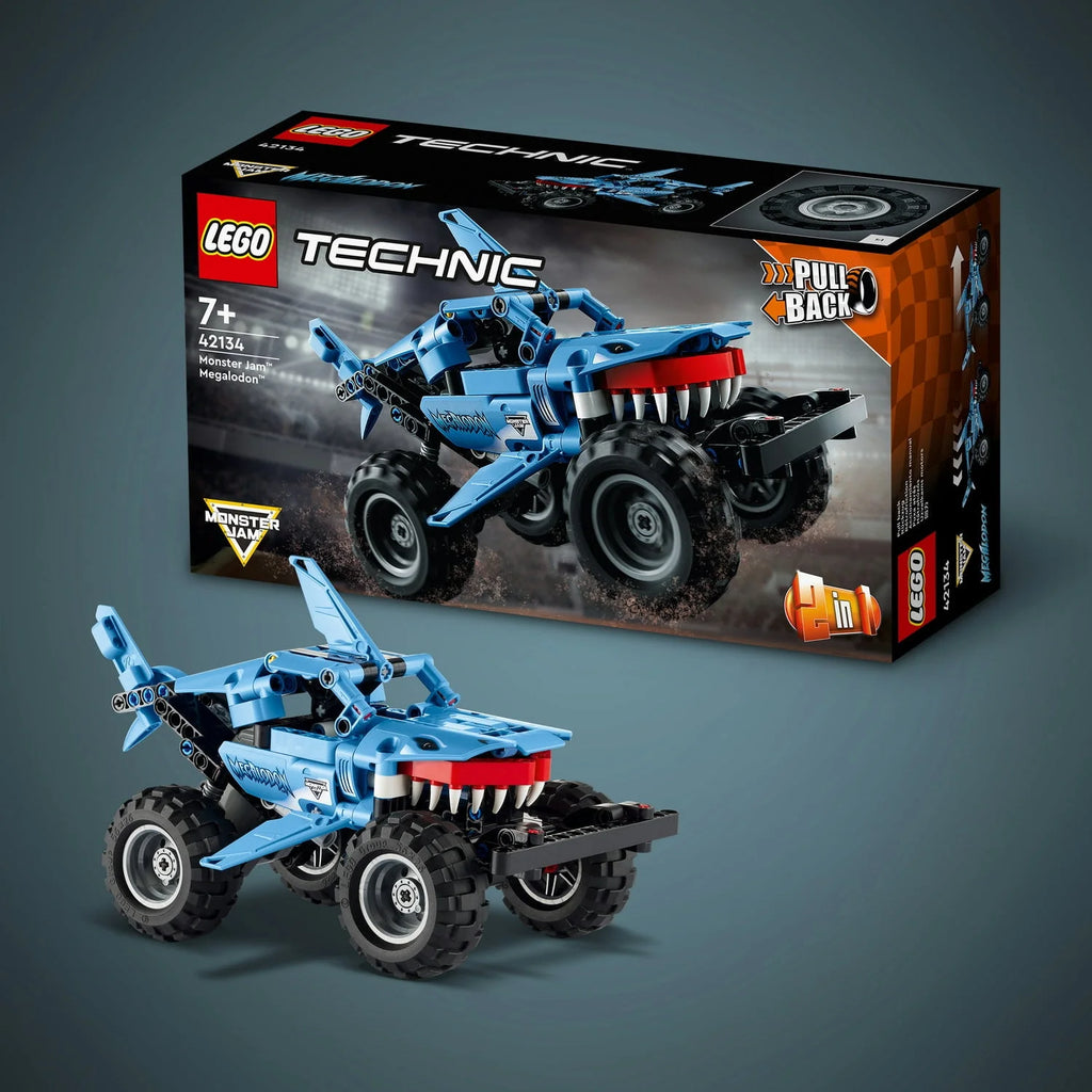 Pull Back Shark Truck to Car Toy 2 in 1 T3575
