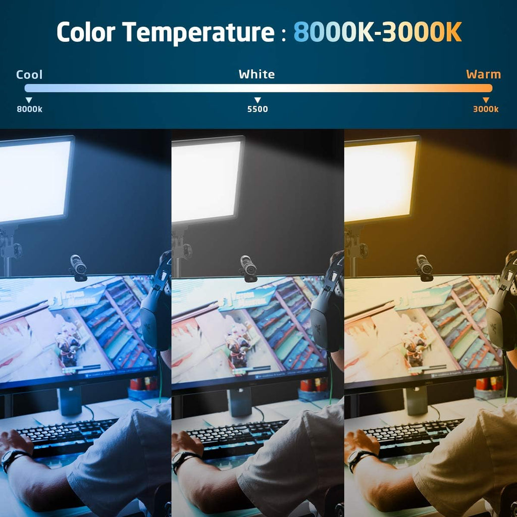 15.4 Inch Dimmable Bi-Color LED Video Light with Remote Control A436969