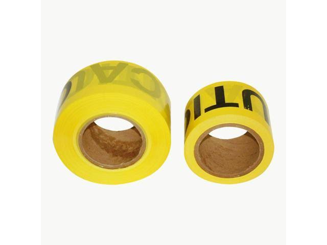 Yellow with Black Barricade Tape 3 in. x 1000 ft. H230896
