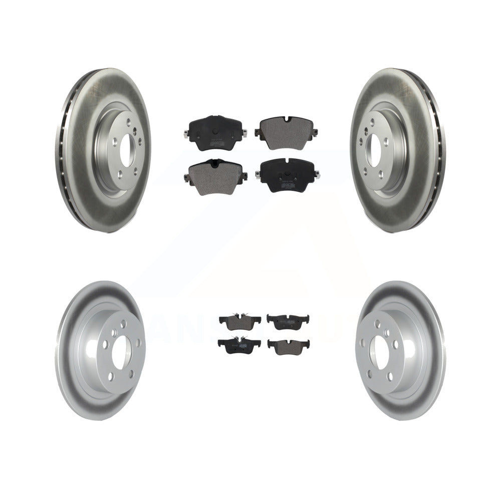 Coated Disc Brake Rotors And Semi-Metallic Pads Kit H6681