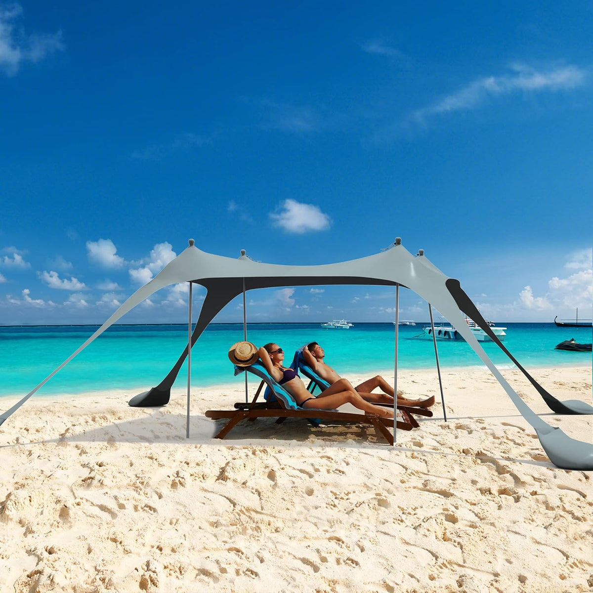 Pop Up Family Beach Tent with Carrying Bag I855