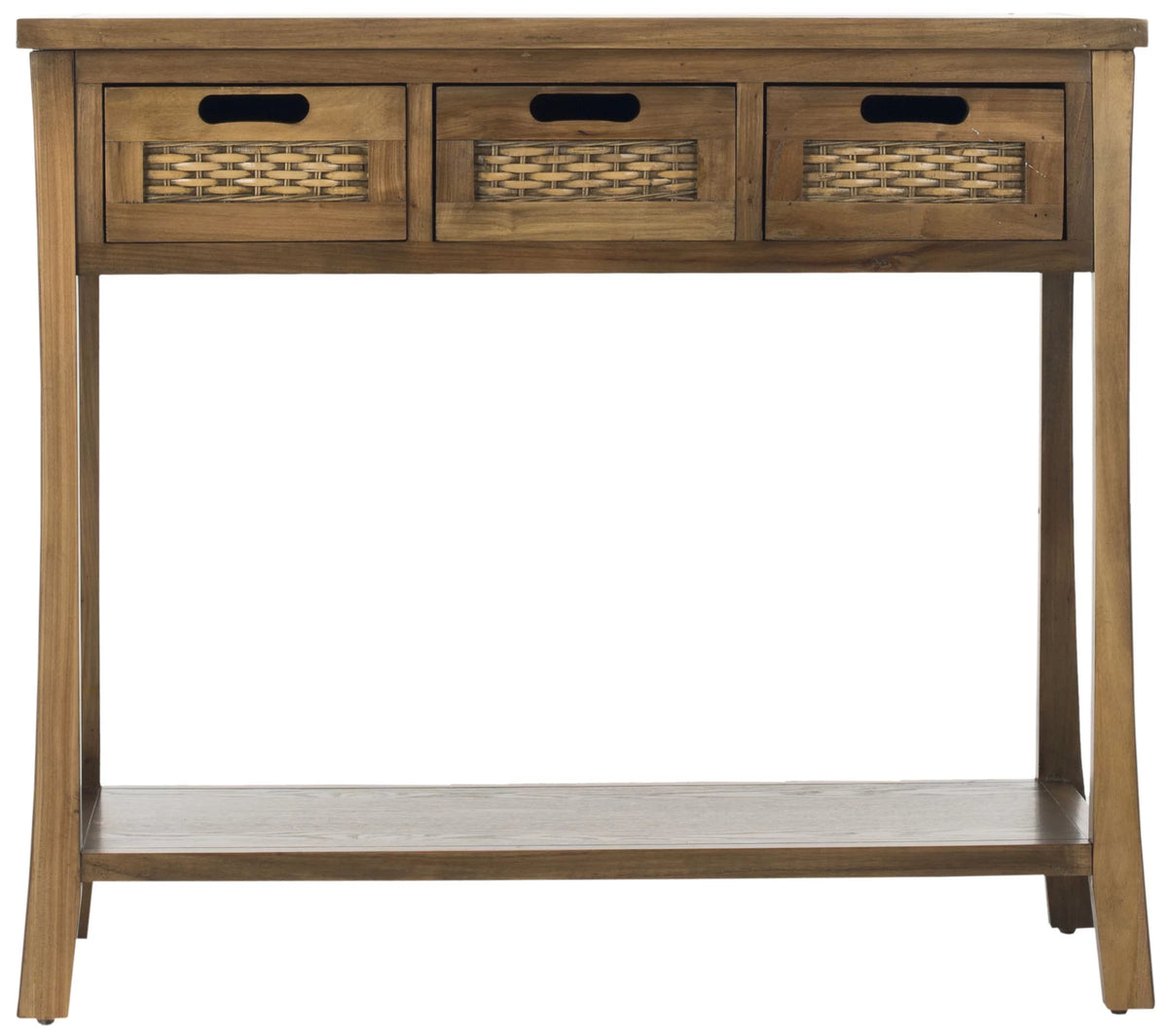3 Drawer Oak Storage Console S10255