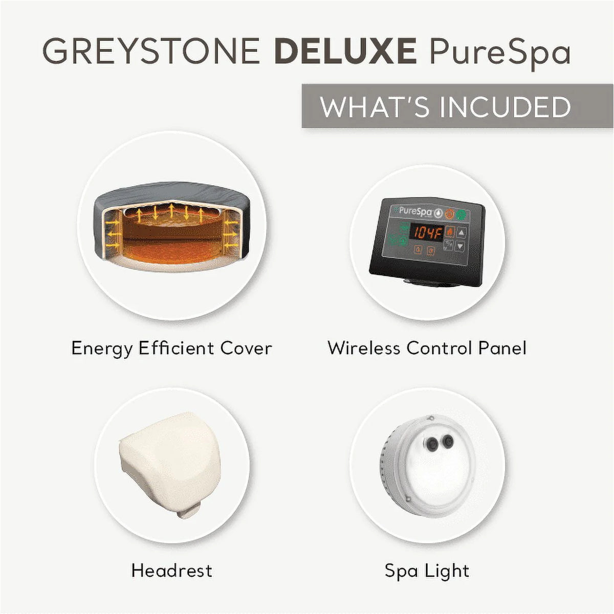 Inflatable Square Jet Spa Hot Tub U870