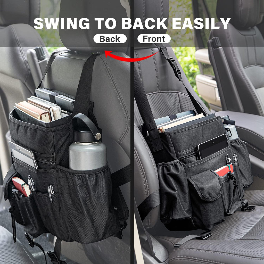 Black Car Front Seat Organizer G5280