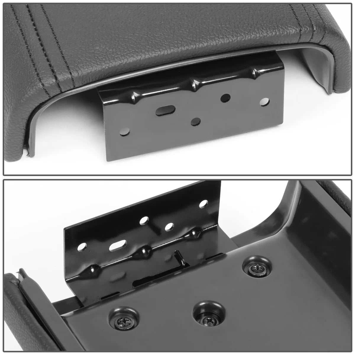 Leather Center Console Armrest Lid Assembly with Latch Q8873