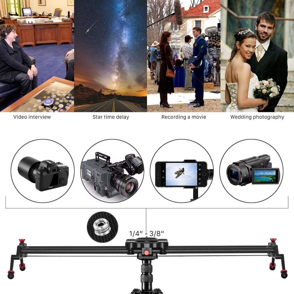 31 80cm Camera Slider Rail System C640