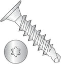Self-Drilling Wafer Head Screws, 18-8 Stainless Steel, #3 Drill Point, 2,500 pcs S375159