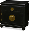 Chinese Elmwood End Cabinet with Brass Hardware V997058