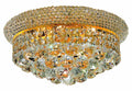 6 Light Gold Flush Mount Crystal E1995