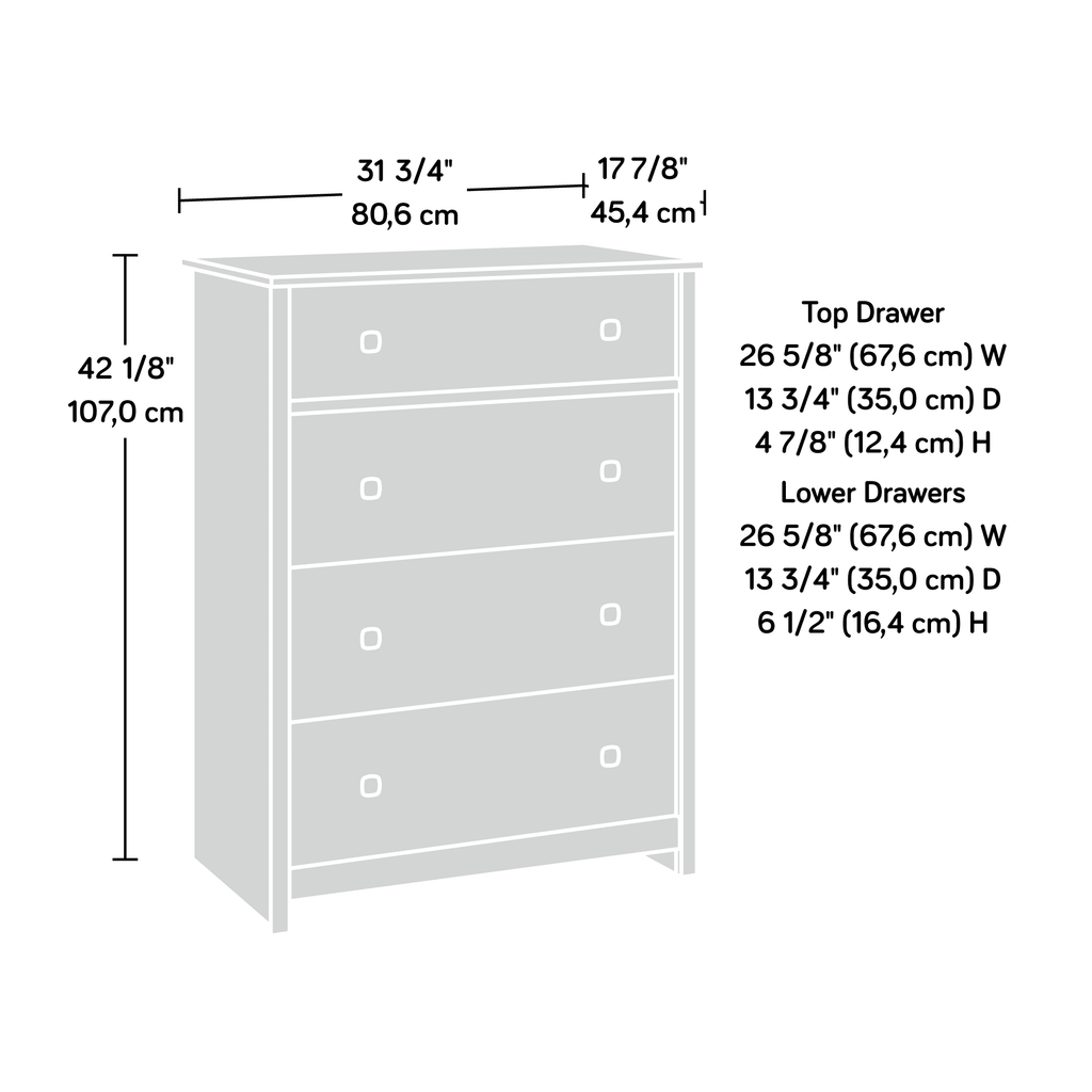 4 Drawer Dresser O1671