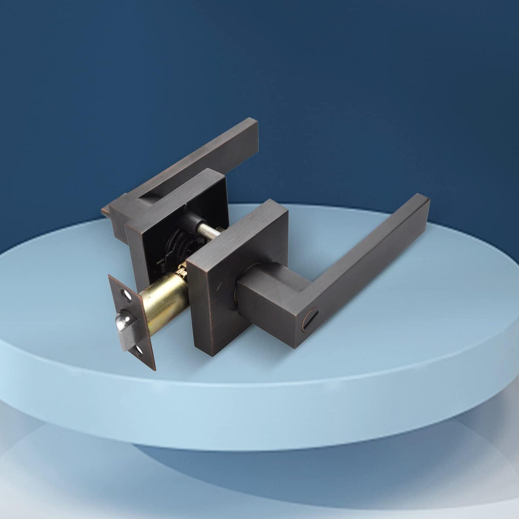 Brushed Bronze Zinc Alloy Door Lever Lock A3499