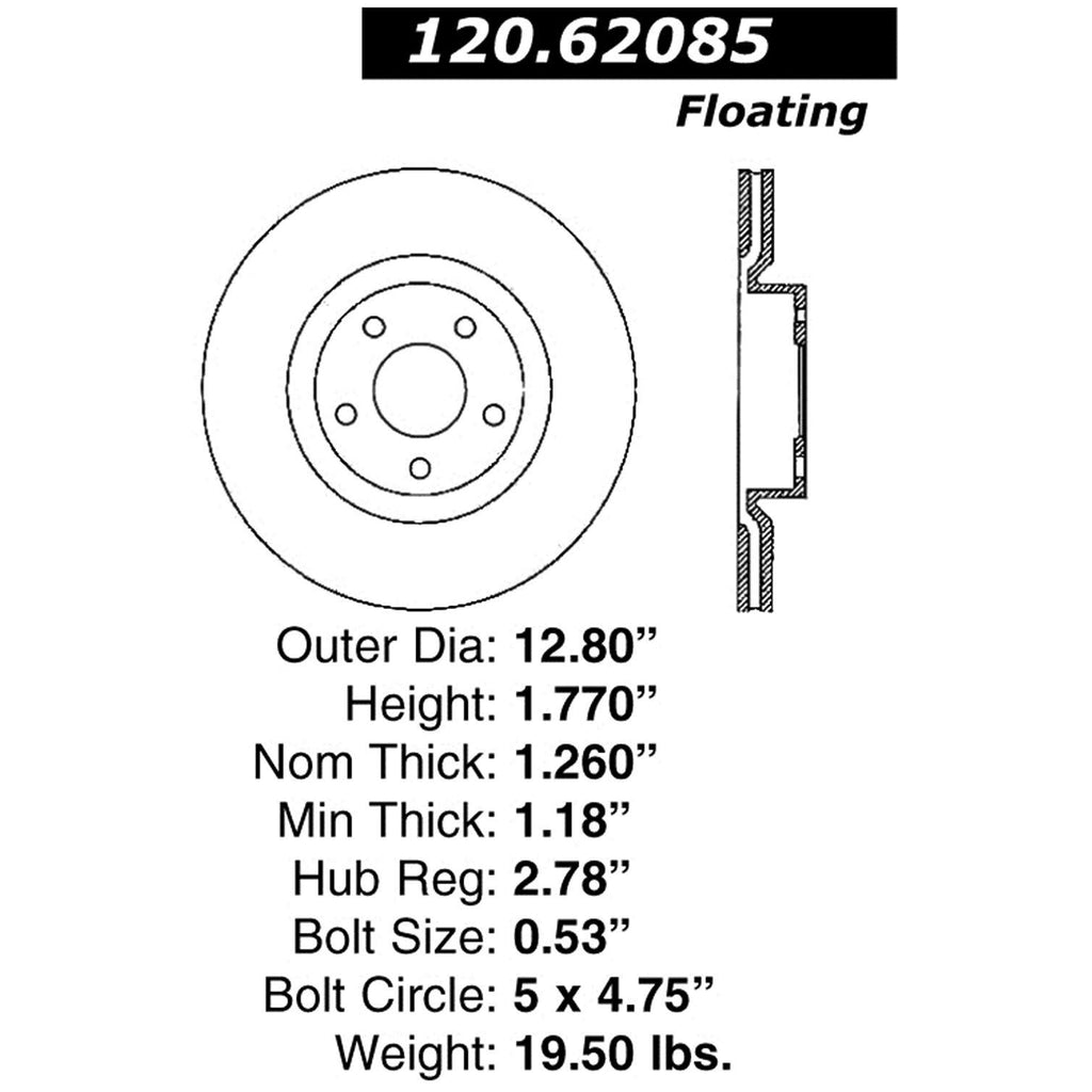 Slotted Brake Rotor S8820