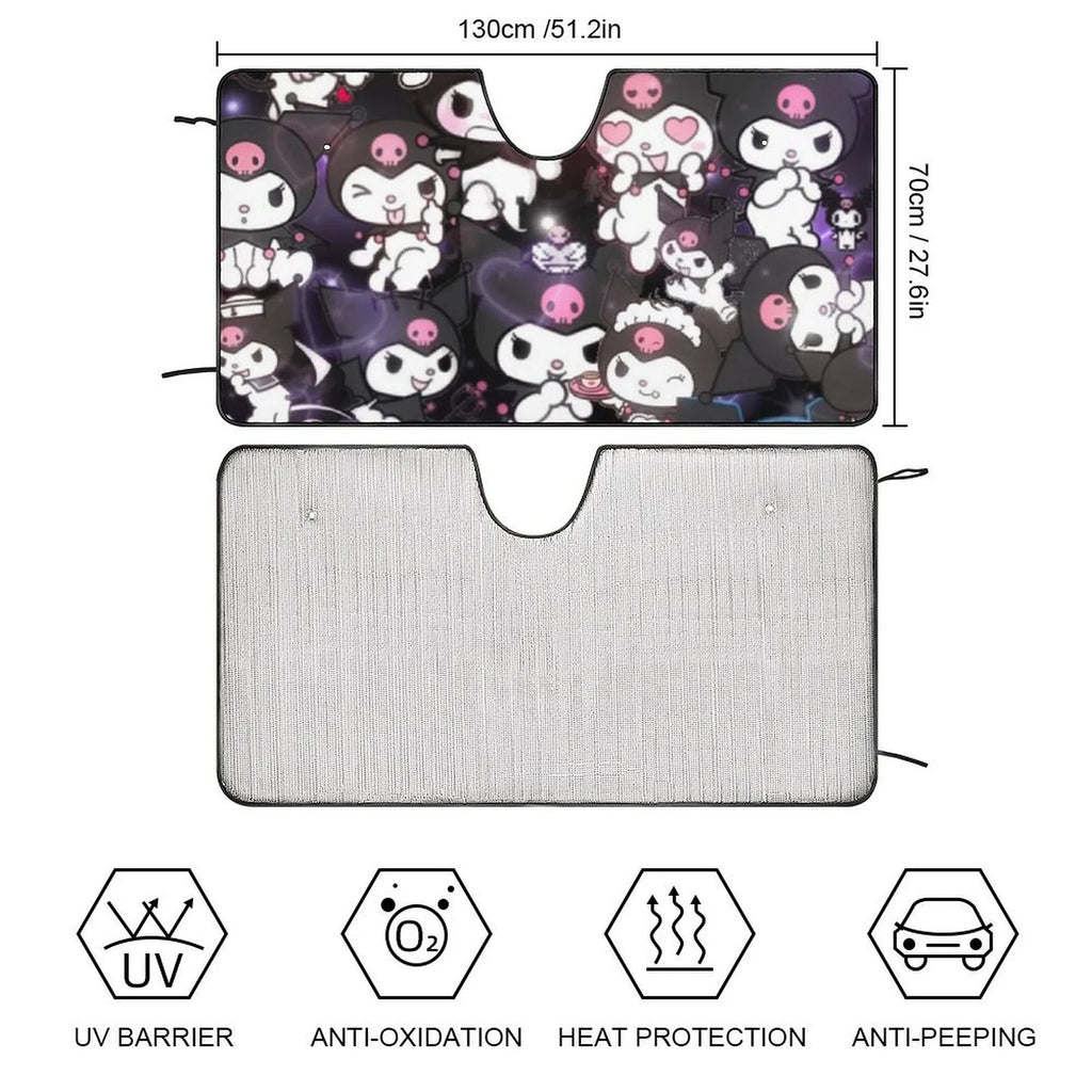 Foldable Reflective Car Windshield Sun Visor Cover P38109
