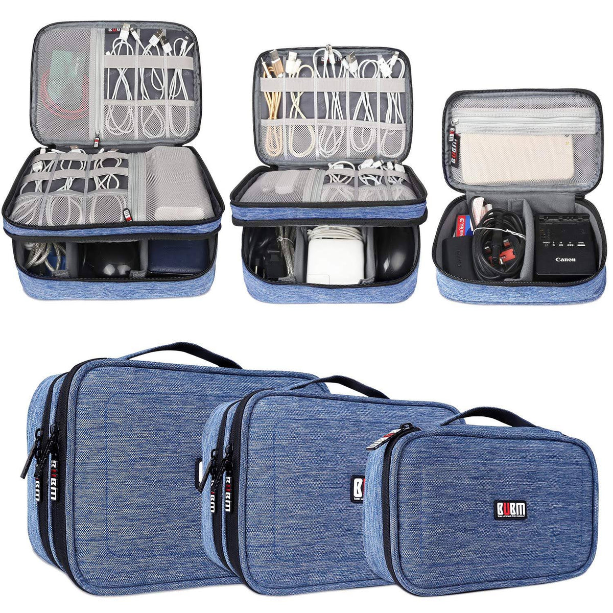 Universal Travel Cable Organizer Carry Bag L328582