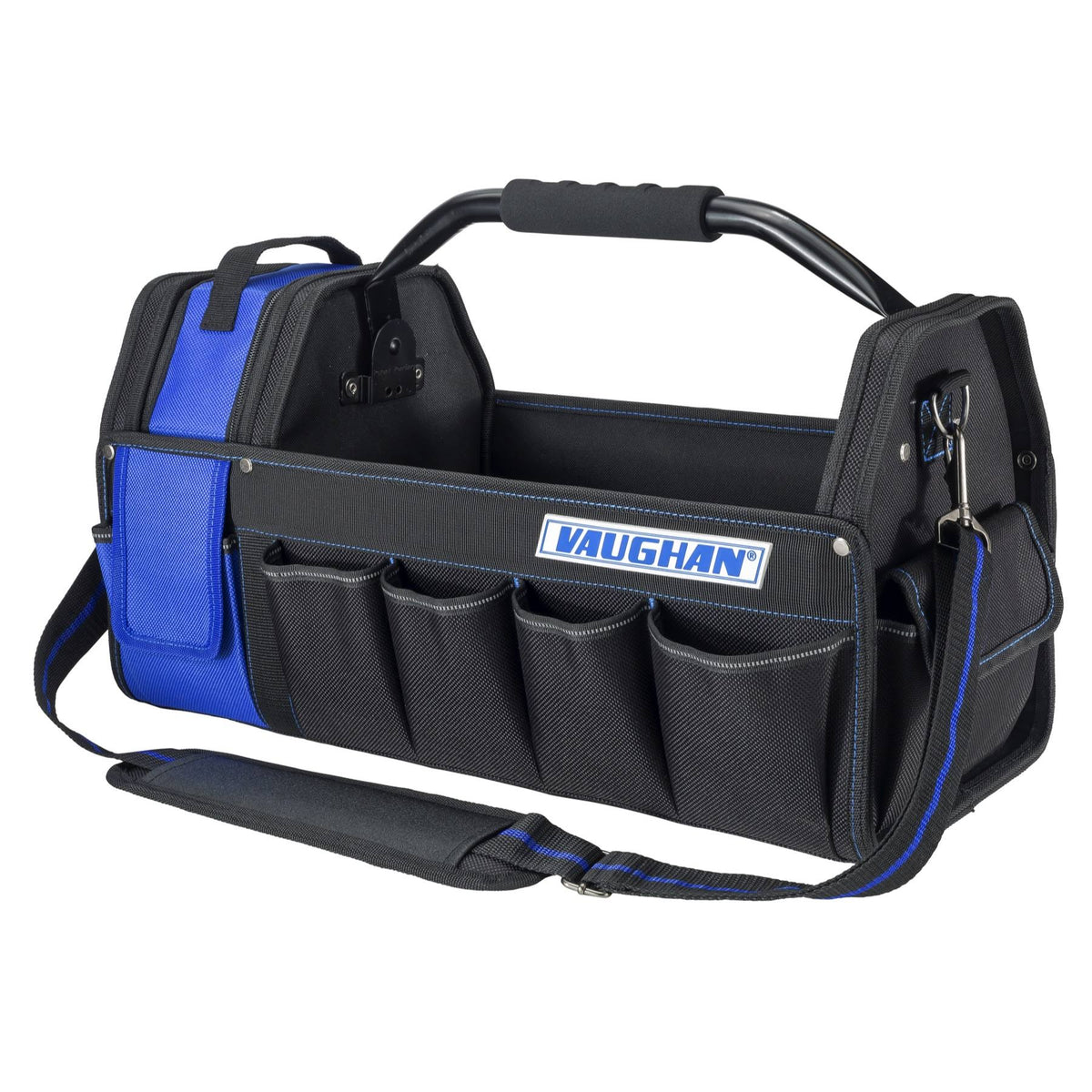 20 inch 16 Pocket Tool Tote Steel Handle Removable Tool Caddy L176