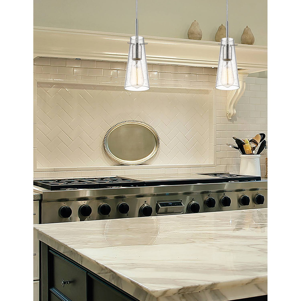 Brushed Nickel 3-Light Island/Billiard C877862