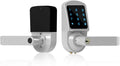 Electronic Keyless Smart Door Lock, Touchscreen Lever with Auto Lock, Pack of 2 G737