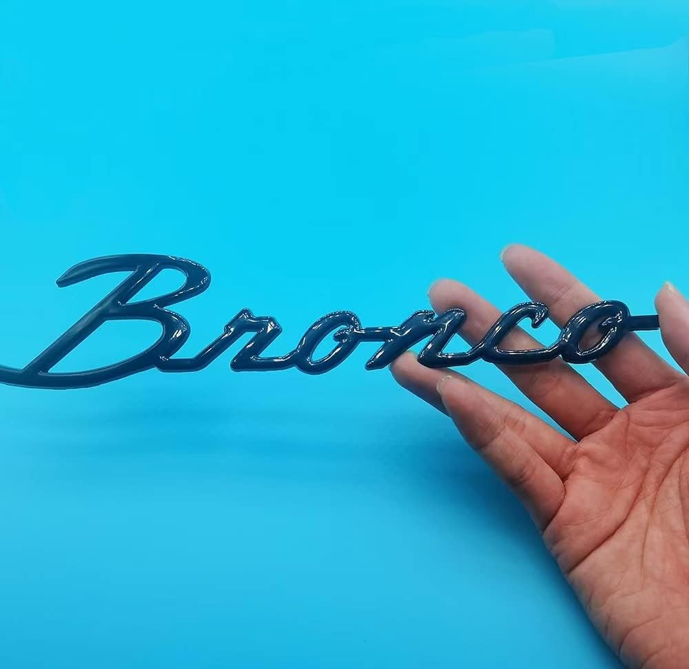 10 Bronco Full Metal 3D Car Decal 2-Pack Black P684717