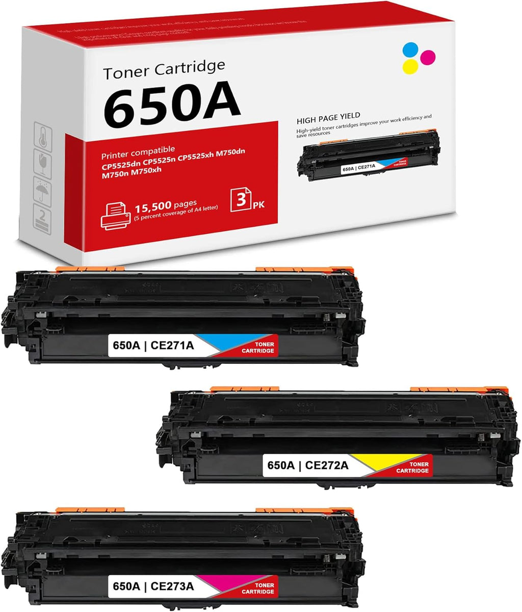 Remanufactured Toner Cartridge Replacement 3 Pack Q6647