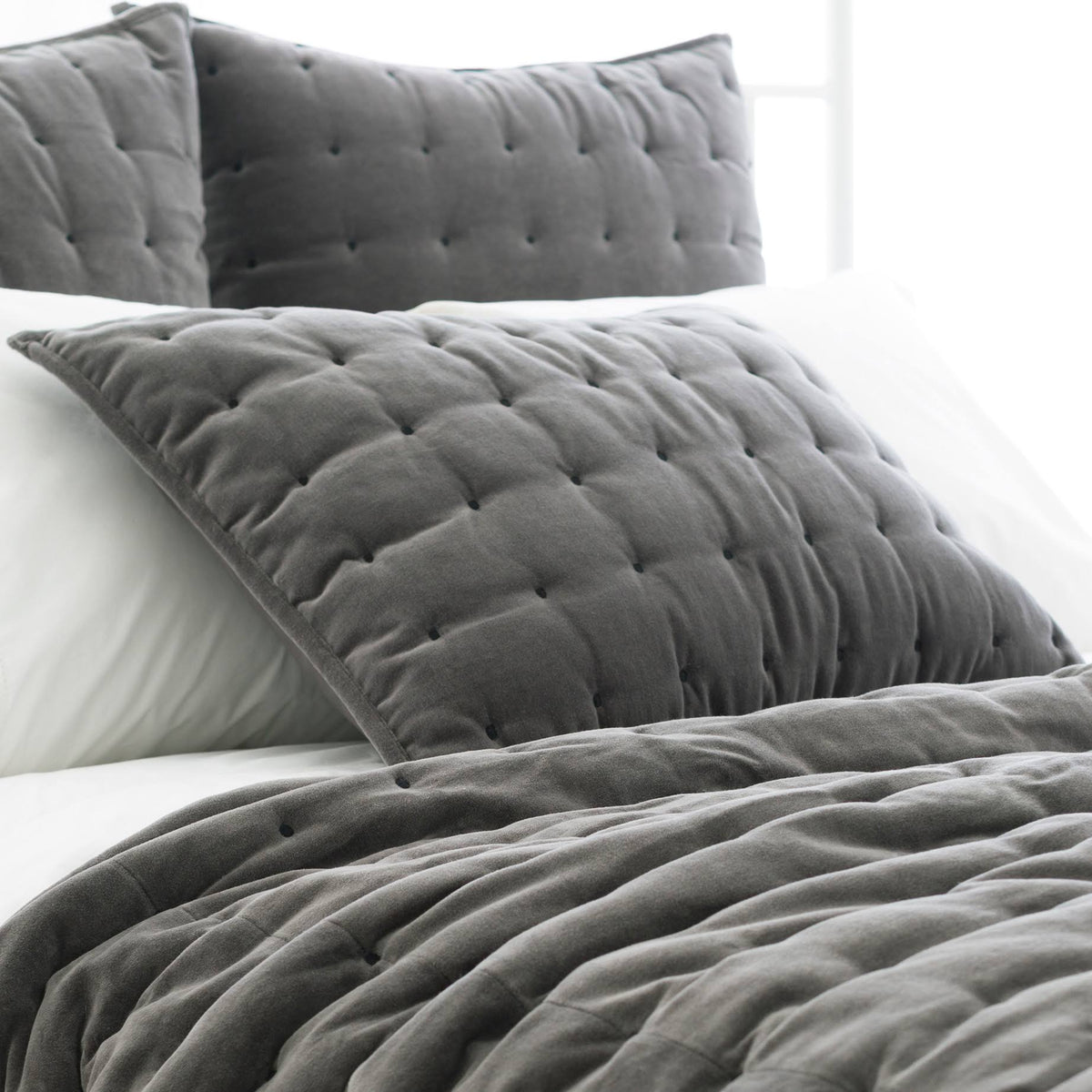 Euro Velvet Quilted Sham R22210
