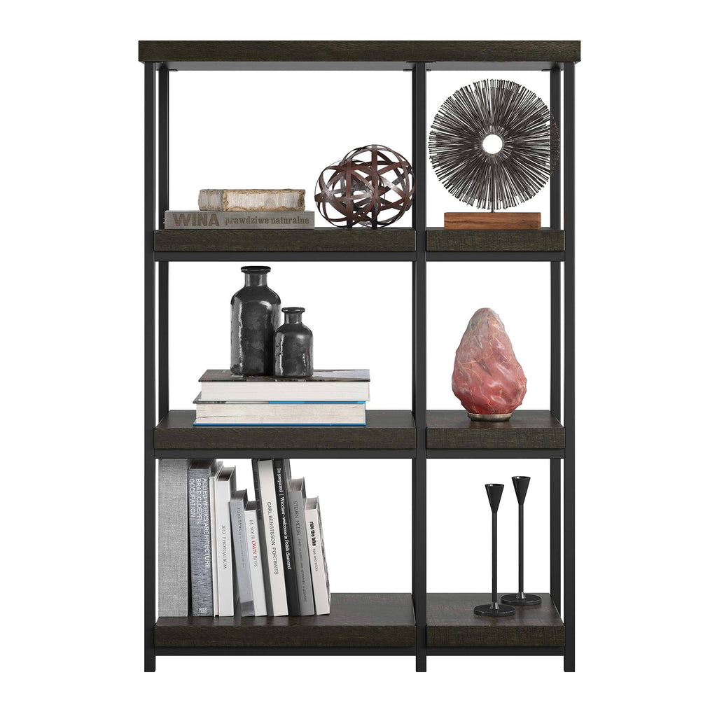 Brown Oak Bookcase J189