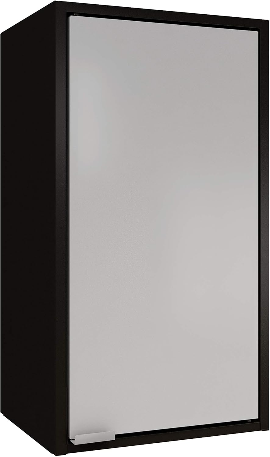 Black and Grey Steel Wall Cabinet V922