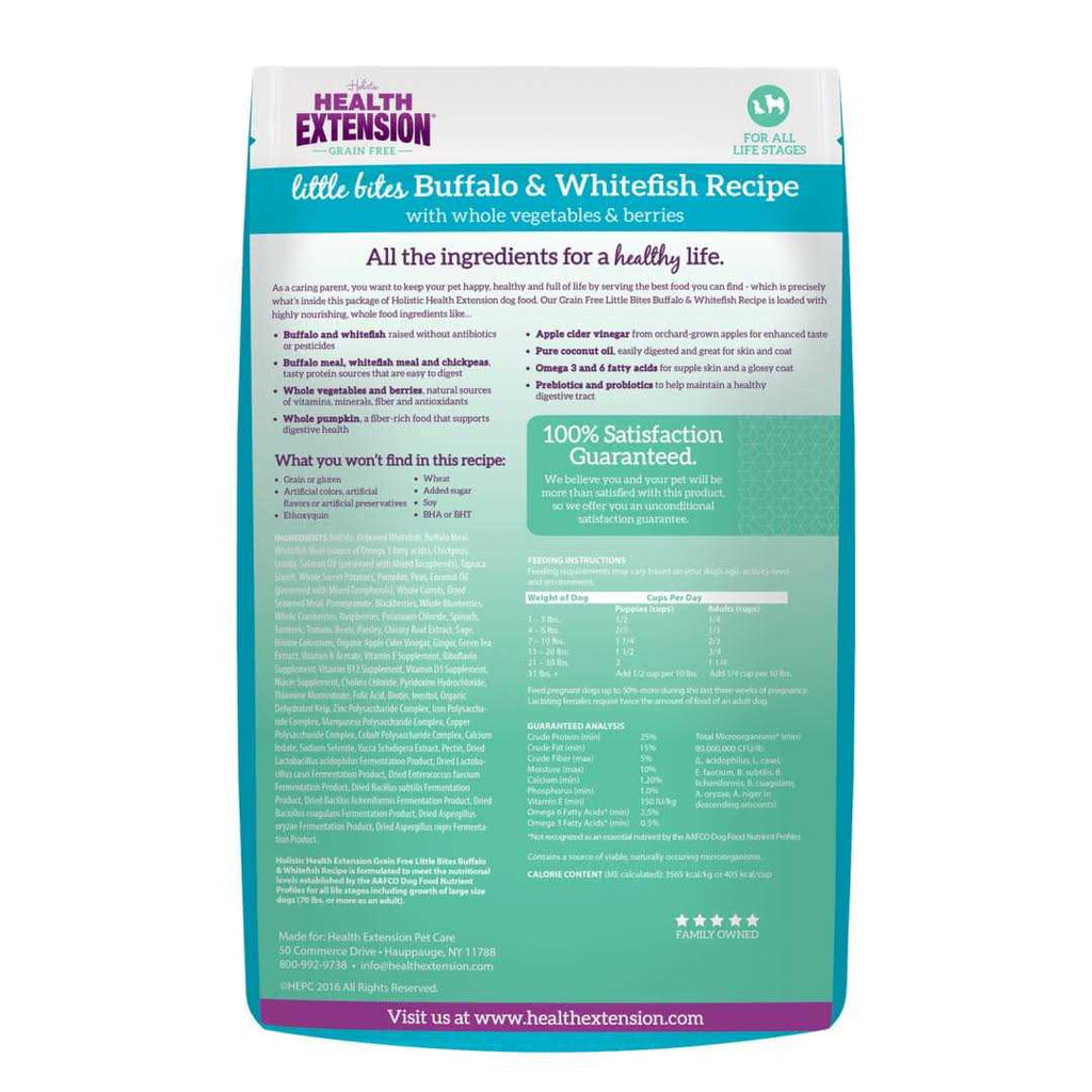 Grain Free Buffalo & Whitefish Dry Dog Food S1113