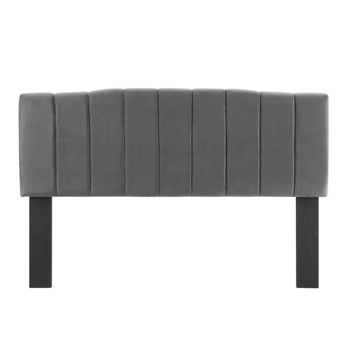 Charcoal Grey Performance Velvet Cal. King Headboard I6528
