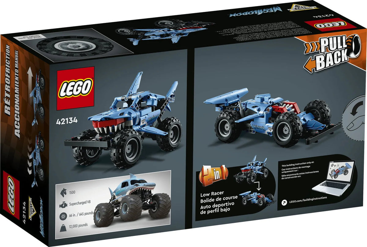 Pull Back Shark Truck to Car Toy 2 in 1 T3575