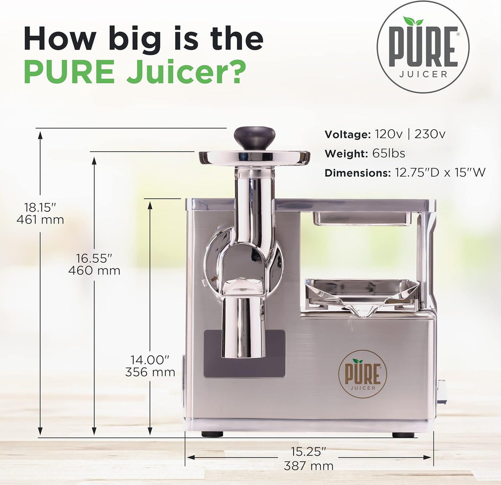 Two-Stage Juicer with Stainless Grinder and Hydraulic Press R2445