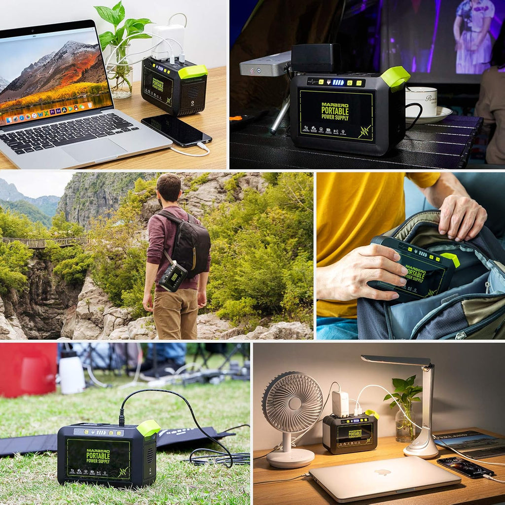 88Wh Portable Power Station with 110V AC Outlet D211731