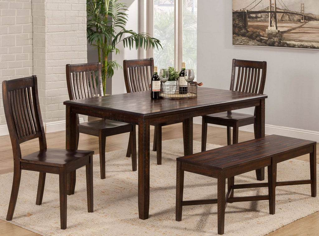 6 Piece Dark Espresso Dining Set X1480