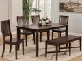 6 Piece Dark Espresso Dining Set X1480