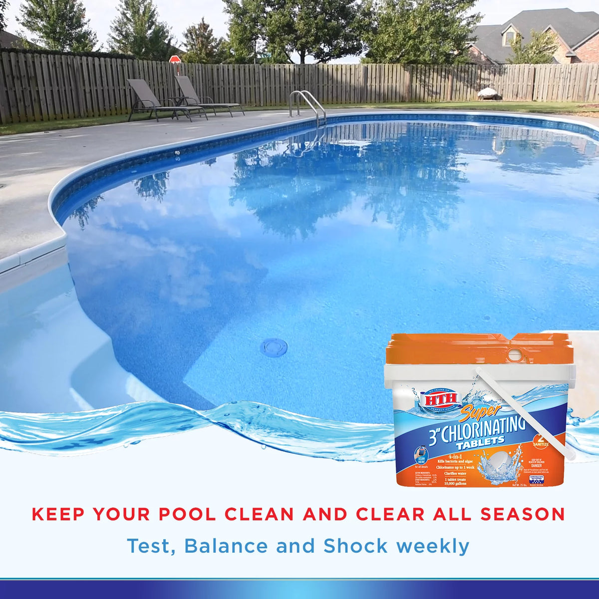 3 Inch Chlorine Tablets 25 lbs C717