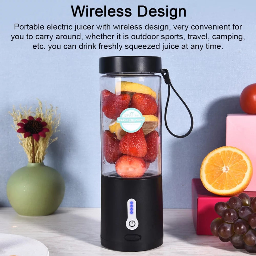 Portable USB Electric Juicer 530ml M456