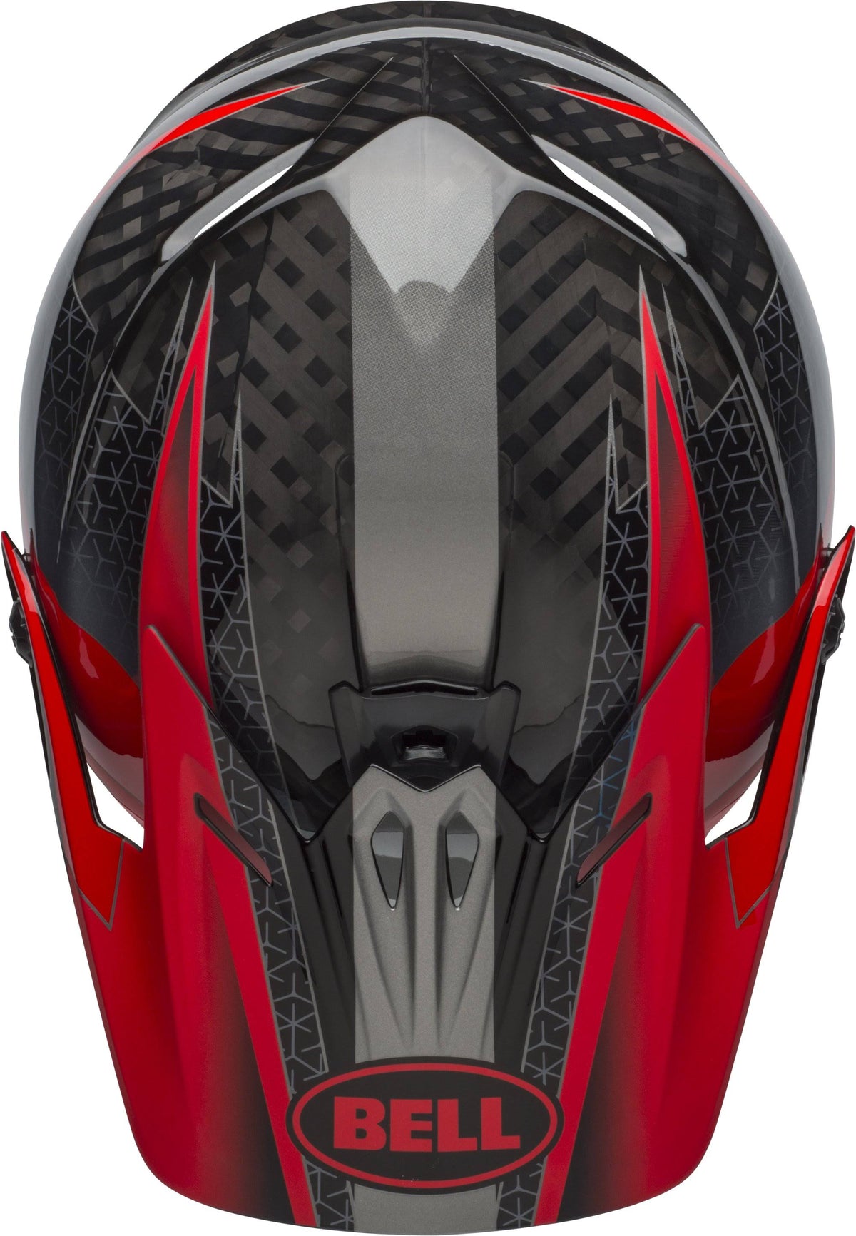 Matte Black/White Full-9 Helmet B678