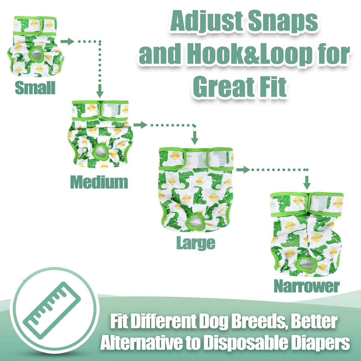 Washable Reusable Dog Diapers P148553