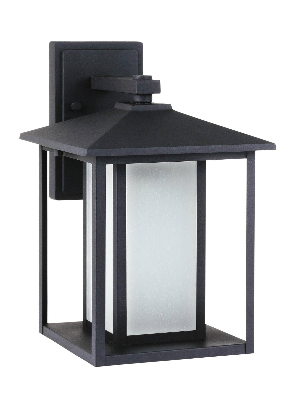 Black 1 Light Outdoor Wall Lantern O48442