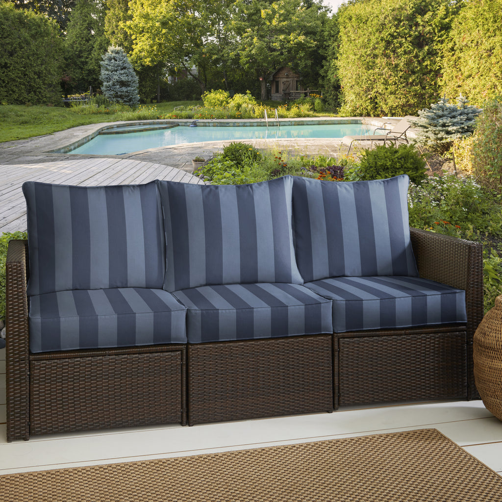 Capri Indoor/Outdoor Deep Seating Sofa Pillow and Cushion Set E560712