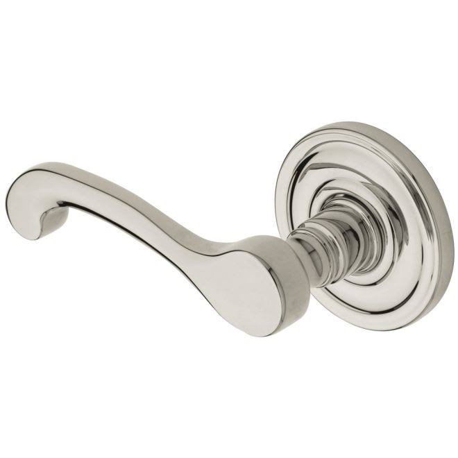 Passage Lever with Bright Nickel Finish C154656
