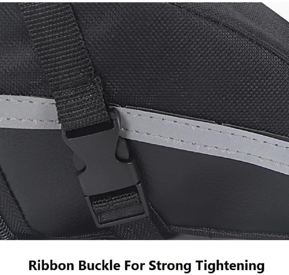 1.2L Water Proof Bike Saddle Bag with Reflective Stripes Q9522