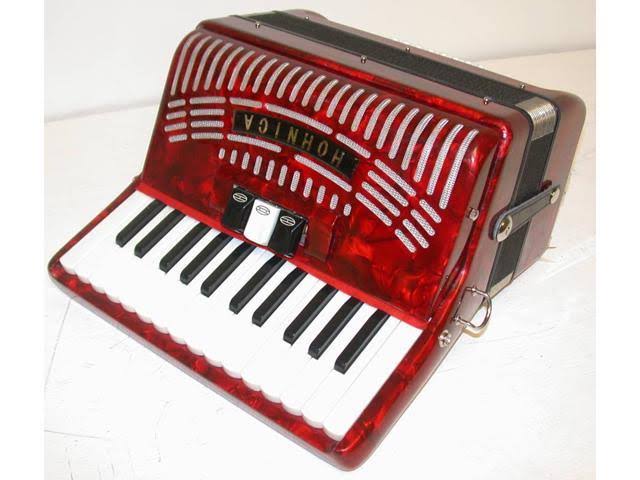 Red 48-BASS Accordion B758417