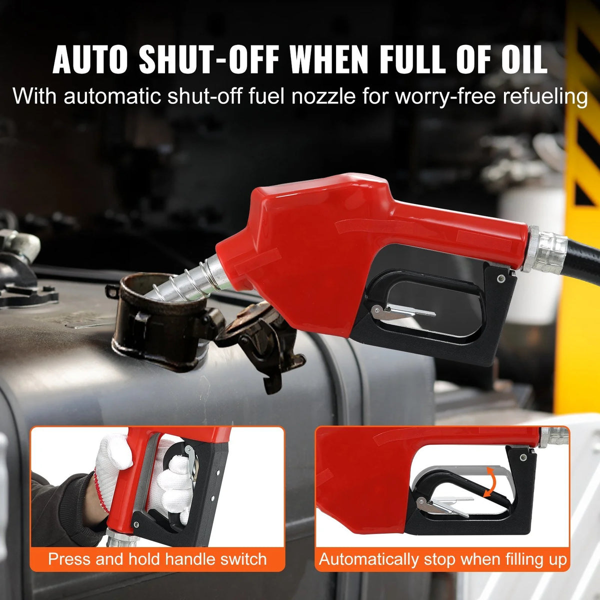 10 GPM 12V DC Portable Electric Self-Priming Fuel Transfer Pump Kit A685526