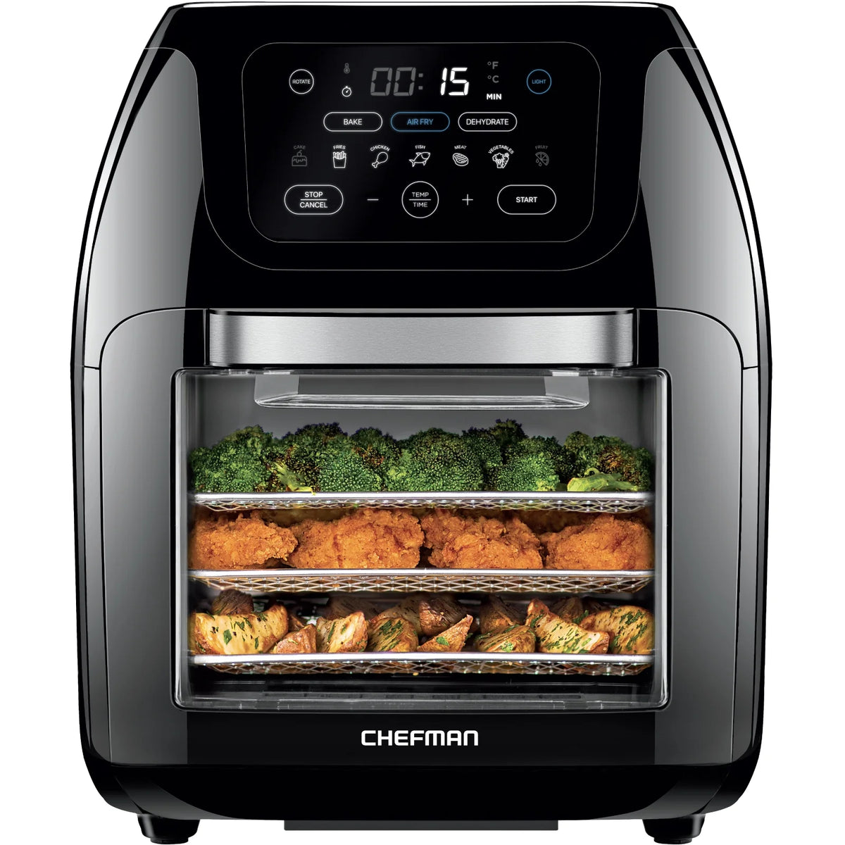 10L Black Digital Air Fryer Oven W63970