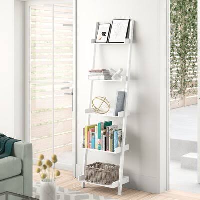 White Ladder Bookcase R8838