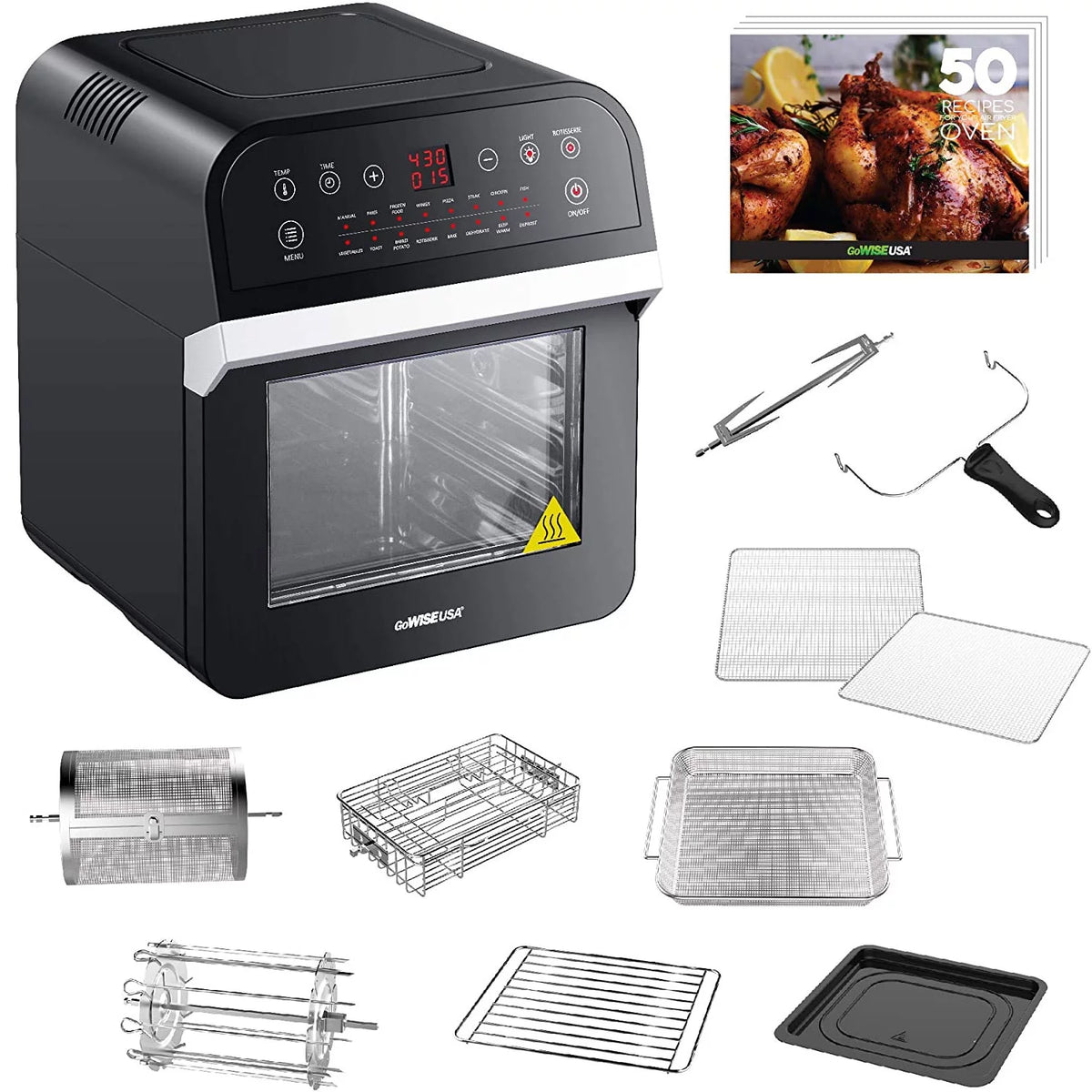 12.7-Quart Electric Air Fryer Black N989