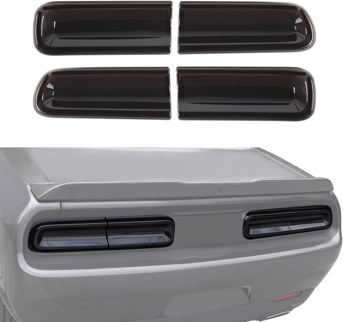 Smoked Tail Light Covers Rear Light Guards Exterior Accessories M57127