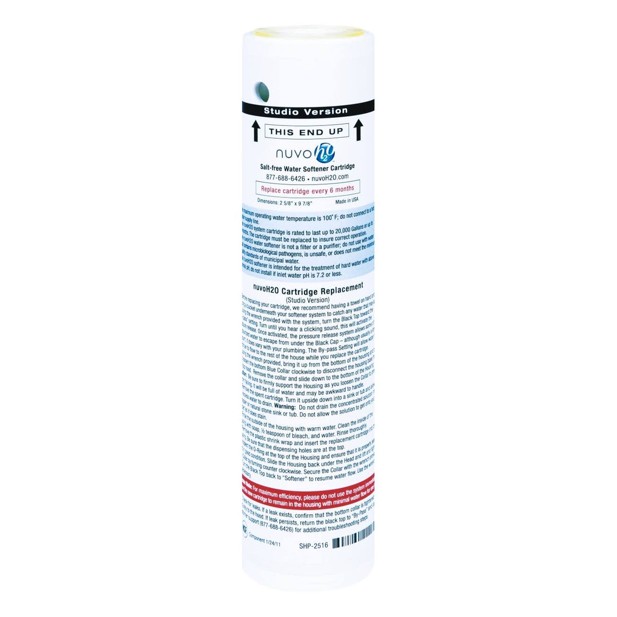 Salt Free Water Softener System Replacement Cartridge N737202