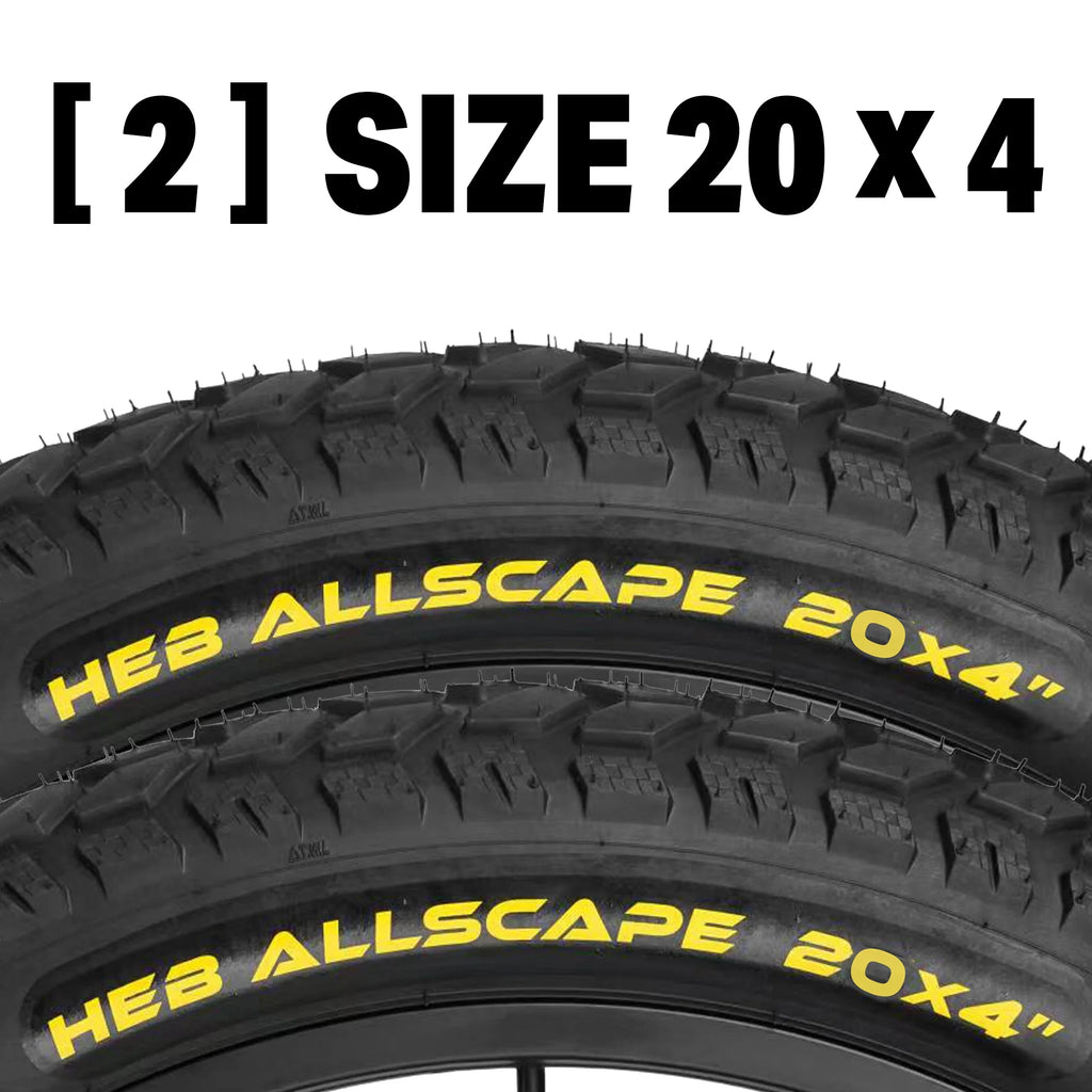 20x4 Fat Tires and Tubes 2 Pack R51871